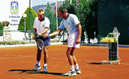 Private tennis coaching